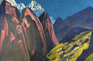 Nicholas Roerich - Shadow of the Teacher