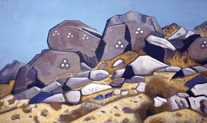 Nicholas Roerich - Rocks of Mongolia