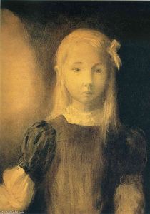 Odilon Redon - Portrait of Mademoiselle Jeanne Roberte de Domecy