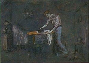 Pablo Picasso - The room of the ironer