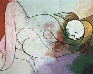 Pablo Picasso - Naked woman