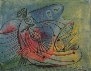 Pablo Picasso - Crying woman