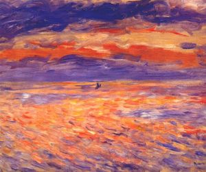 Pierre-Auguste Renoir - Sunset at sea