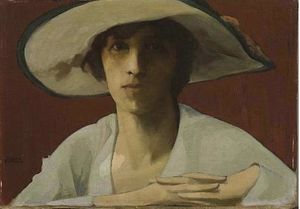 Woman in white