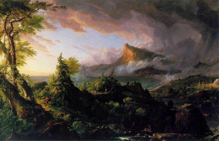 Wikioo.org - The Encyclopedia of Fine Arts - Painting, Artwork by Thomas Cole - The Course of Empire