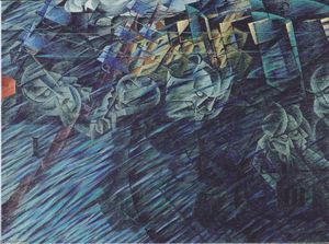 Umberto Boccioni - States of Mind: Those Who Go