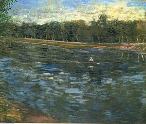 Vincent Van Gogh - The Seine with a Rowing Boat