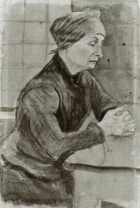 Vincent Van Gogh - Woman with Folded Hands, Half-Length