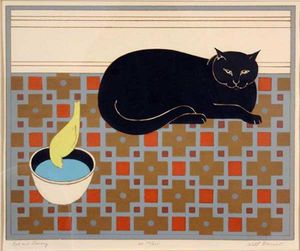 Will Barnet - Cat and Canary
