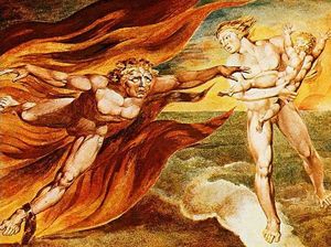 William Blake - The Good and Evil Angels