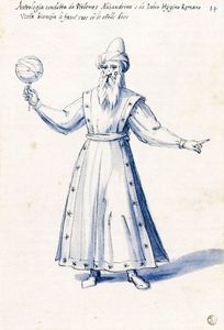 Costume of the allegorical figure ''Astrology''