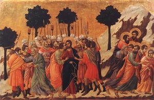 Duccio Di Buoninsegna - Christ Taken Prisoner