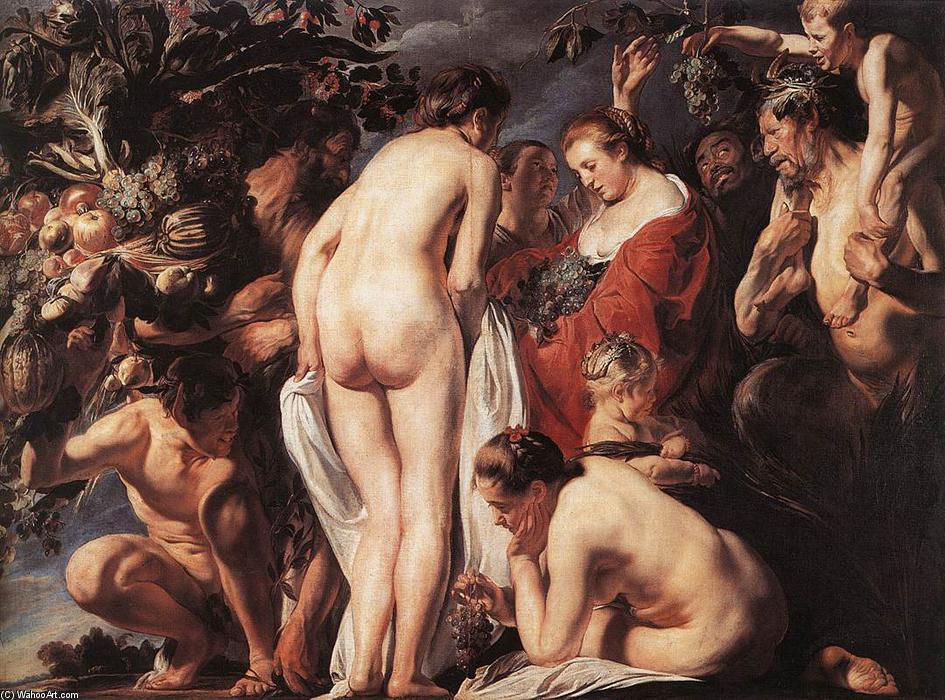Wikioo.org - The Encyclopedia of Fine Arts - Painting, Artwork by Jacob Jordaens - Allegory of Fertility