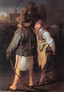 WikiOO.org - Encyclopedia of Fine Arts - Umělec, malíř David The Younger Ryckaert