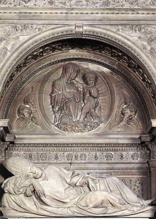 Wikioo.org - The Encyclopedia of Fine Arts - Painting, Artwork by Andrea Dal Monte Sansovino - Tomb of Girolamo Basso della Rovere