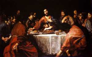 Valentin De Boulogne - The Last Supper