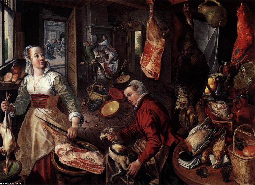 Wikioo.org - The Encyclopedia of Fine Arts - Painting, Artwork by Joachim Beuckelaer - The Four Elements: Fire