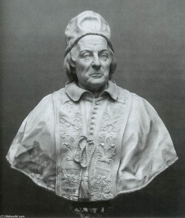 Wikioo.org - The Encyclopedia of Fine Arts - Painting, Artwork by Edme Bouchardon - Bust of Pope Clement XII