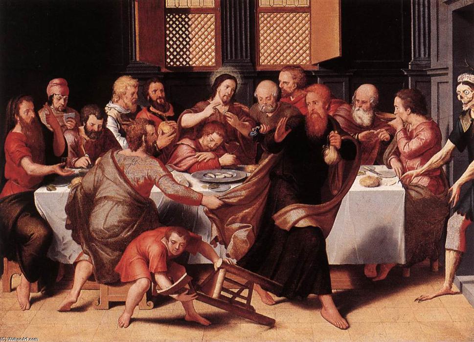 Wikioo.org - The Encyclopedia of Fine Arts - Painting, Artwork by Pieter Pourbus - Last Supper
