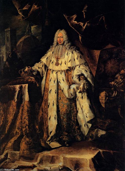 Wikioo.org - The Encyclopedia of Fine Arts - Painting, Artwork by Ferdinand Richter - Portrait of Gian Gastone de' Medici, Grand Duke of Tuscany