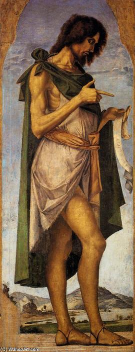 Wikioo.org - The Encyclopedia of Fine Arts - Painting, Artwork by Alvise Vivarini (Luigi Vivarini) - St John the Baptist