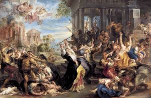 Peter Paul Rubens - Massacre of the Innocents - (buy oil painting reproductions)