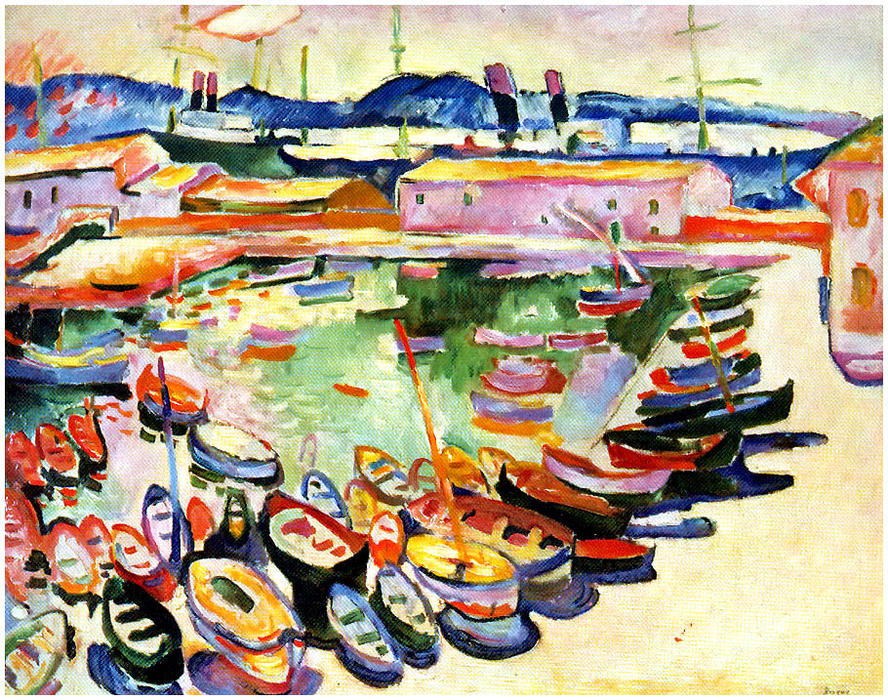 Wikioo.org – La Enciclopedia de las Bellas Artes - Pintura, Obras de arte de Georges Braque - Puerto de La Ciotat