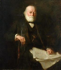 Portrait of the British Ironmaster Isaac Lowthian Bell