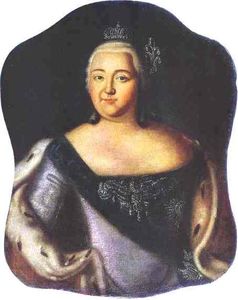 Portrait of Empress Elizaveta Petrovna