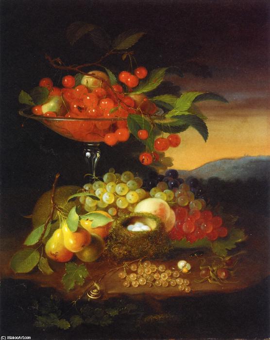 Wikioo.org - The Encyclopedia of Fine Arts - Painting, Artwork by George Forster - Still Life with Fruit