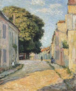 Henri Lebasque - A street in Montevrain