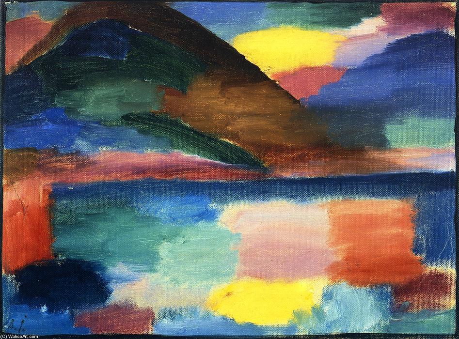 Wikioo.org - The Encyclopedia of Fine Arts - Painting, Artwork by Alexej Georgewitsch Von Jawlensky - Summer Day in Ascona