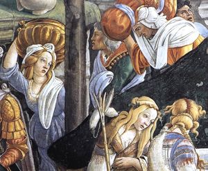 The Trials and Calling of Moses (detail 6) (Cappella Sistina, Vatican)