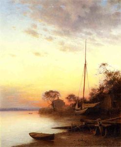 Francis A Silva - Twilight along the River