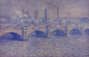 Claude Monet - Waterloo Bridge, Sunlight Effect