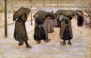 Vincent Van Gogh - Woman Miners Carrying Coal