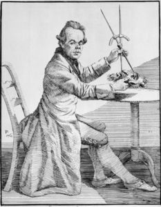 Self Portrait Holding Callipers Over A Mask, C.1768 - (70)