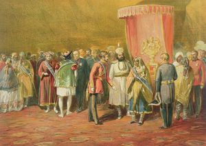 The First Investiture Of The Star Of India