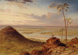 Thomas Baines - A Bend In The Victoria River, North Australia