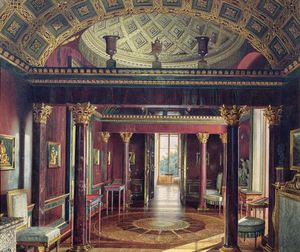 The Agate Room In The Catherine Palace At Tsarskoye