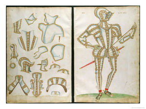 Halder Suit Of Armour For My Lorde Skrope From An Elizabethan Armourer S Album