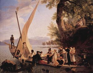 The Embarkation Of The Wedding Party