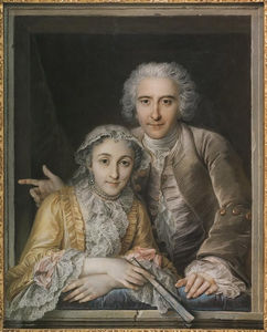 A Picture Of Philippe Coypel With His Wife
