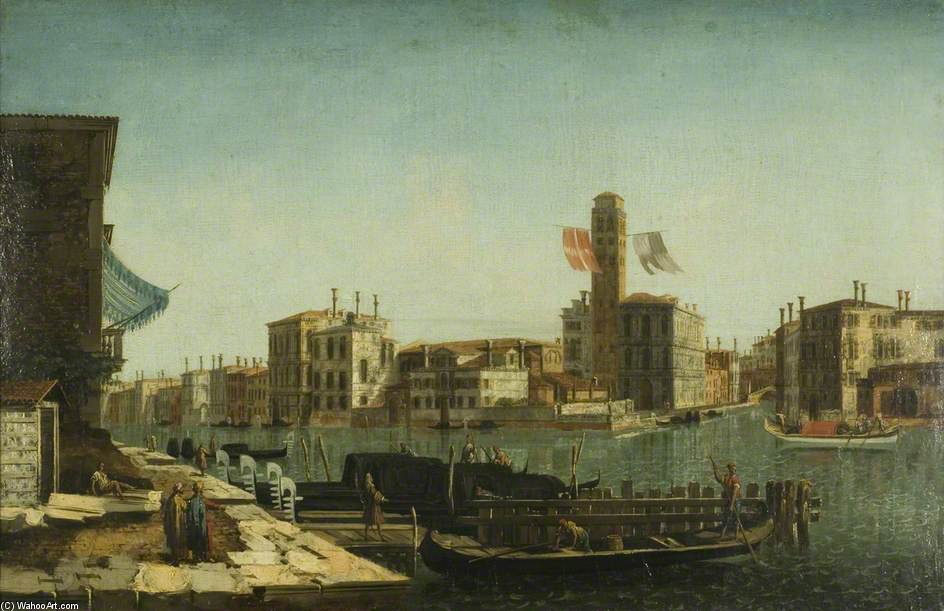 Wikioo.org - The Encyclopedia of Fine Arts - Painting, Artwork by Francesco Albotto - View Of The Grand Canal, Venice