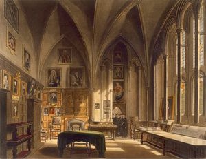 Frederick Mackenzie - Interior Of The Chapter House