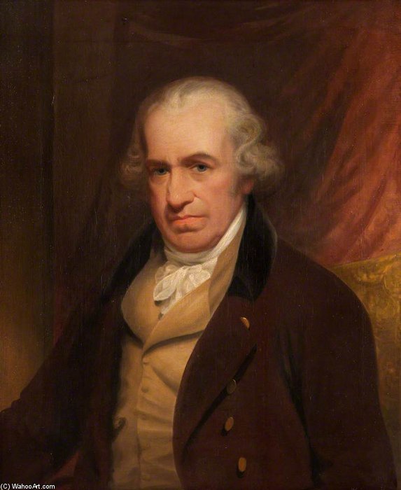 Wikioo.org - The Encyclopedia of Fine Arts - Painting, Artwork by William Beechey - James Watt -