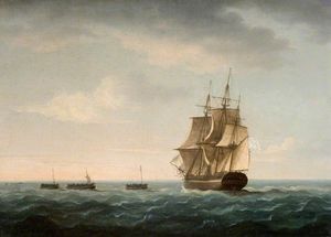 Rescue Of The 'guardian's' Crew By A French Merchant Ship