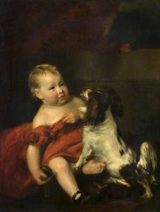 Child With A Spaniel