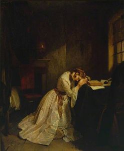Charles Landseer - Clarissa Harlowe In The Prison Room Of The Sheriff-s Office