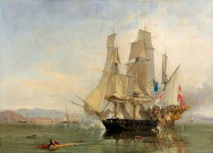 The Action And Capture Of The Spanish Xebec Frigate 'el Gamo'